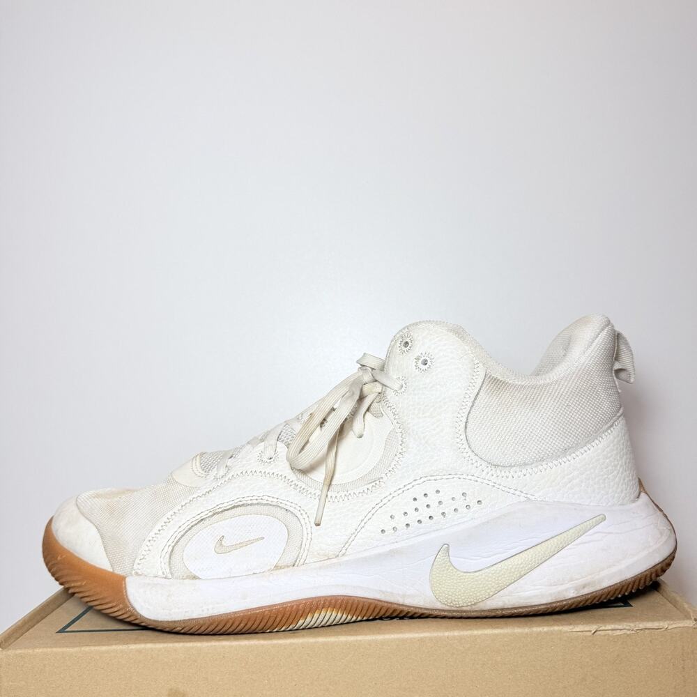 Nike Fly.By Mid 2 Mens Size 13 Summit White Basketball Shoes Sneakers Athletic